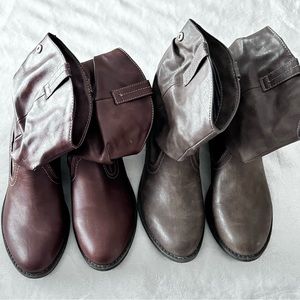 TWO Pair Ankle Boots size 10M